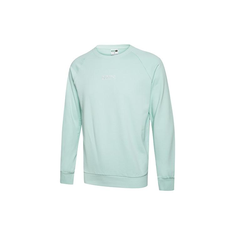 PUMA Street Style Long Sleeves Sweatshirts Teal Men s 597358-42 M