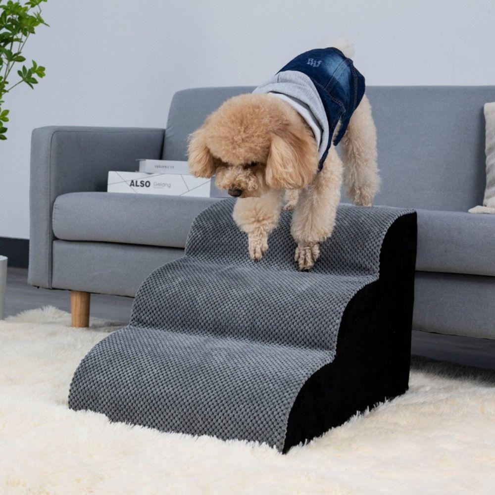 Scări pentru animale de companie în 3 trepte, rampă detașabilă pentru câini, scări portabile pentru câini, accesorii pentru animale de companie