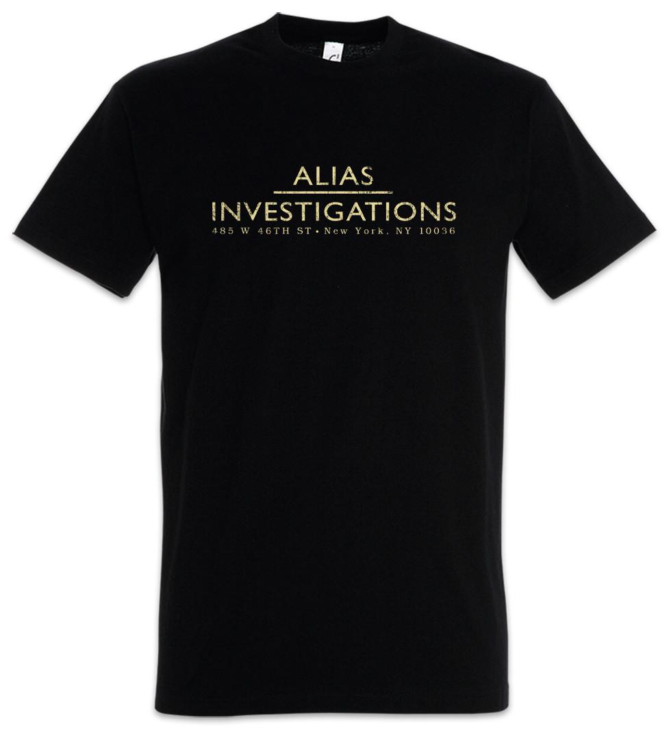 Alias Investigations T-Shirt Mens Womens Tees Top Jessica Company Detective Jones Symbol Sign Logo 4XL