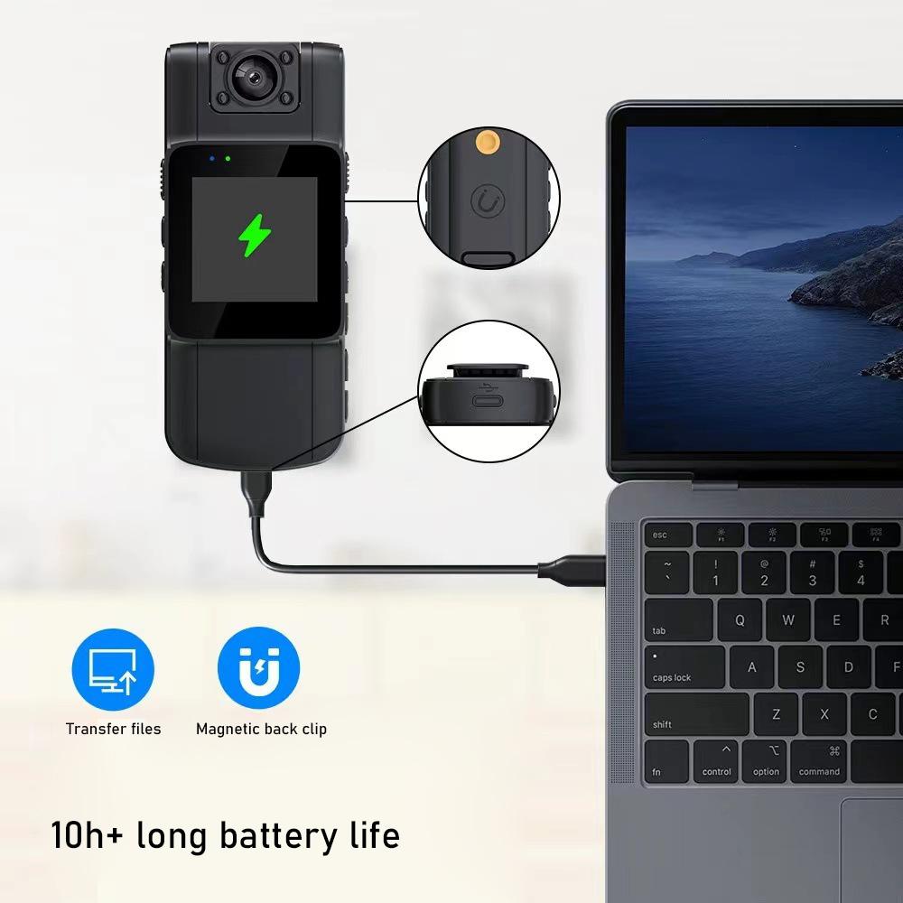 HD 1080P řidičský záznamník ruční zadní klip policie nástroj infračervené noční vidění přenosná kamera chytrá