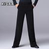 In stoc: Pantaloni de Dans Modern Rumba de Sală Gabardină - Pantaloni Drepți cu Picior Larg Latin pentru Practică