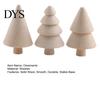 Rustic Wood Decor for Shelf DIY Unfinished Wooden Christmas Tree Craft Kit, Blank Figurines Kit Kids Painting, Hand‑Painted Tabletop Decorations