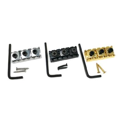 6 String Electric Guitar String Locking Nut 43mm with Mounting Screws Wrench Set