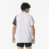 Mizuno V2MAB111 Game Short Shirt, Sleeve, Graphic, Unisex, White/Black