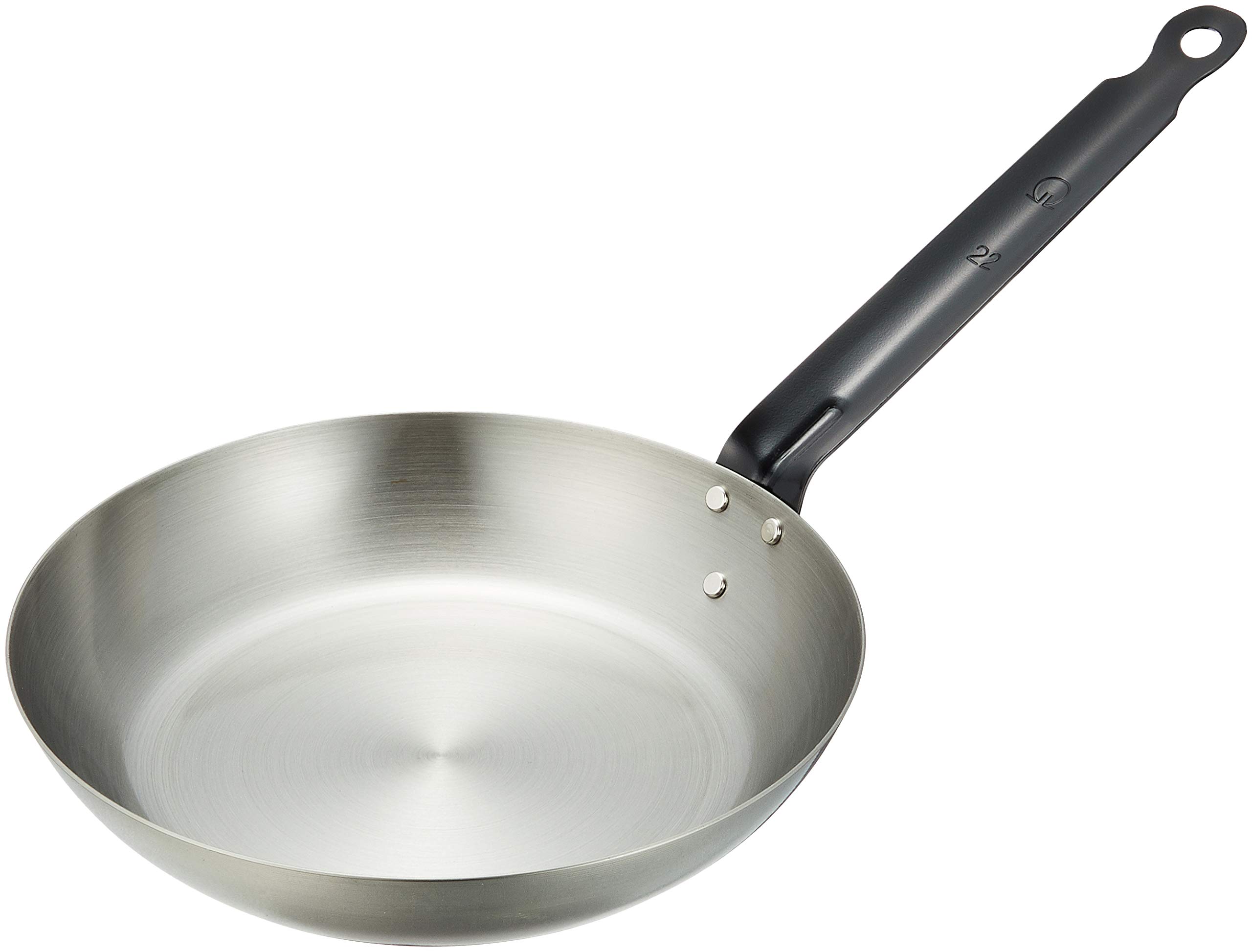 

Endoshoji TKG AHL17022 Iron Frying Pan, 8.7 inches (22 cm), Inner Diameter x Depth 8.7 inches (222 mm) x Bottom Diameter: 6.9 inches (155 mm), Plate T