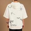 Vans Oversized Soft Comfortable Casual Short Sleeve Hoodie Unisex Hoodies Off-White VN000GR4FS8