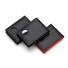 Anti-theft Brush Genuine Leather RFID Wallet Short Anti-magnetic Men's Top Layer Cowhide Airtag Tracker US Dollar Clip