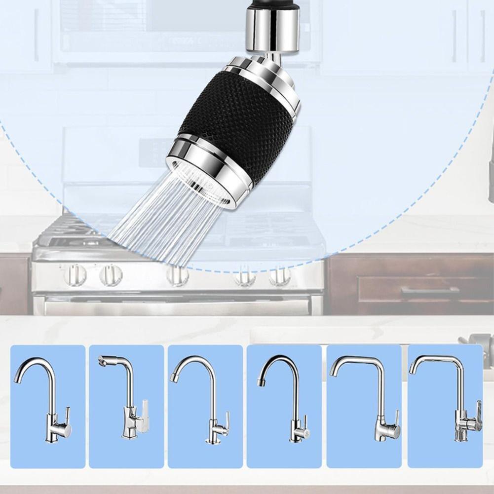 3 Modes Filter Faucet 360 Degree 90*38*24 Mm For Kitchen
