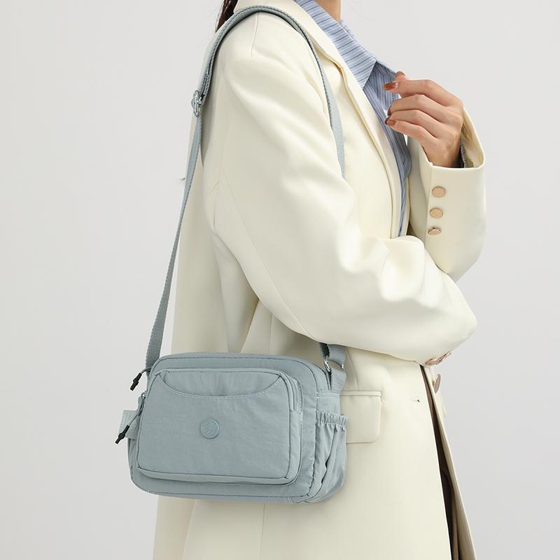 Nylon Bag Women's Crossbody Shoulder Bag Multi-Layer Large Capacity Waterproof Mother Bag