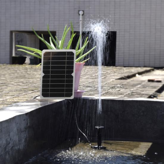 5W 5V Solar Panel with Water Pump High Conversion Efficiency