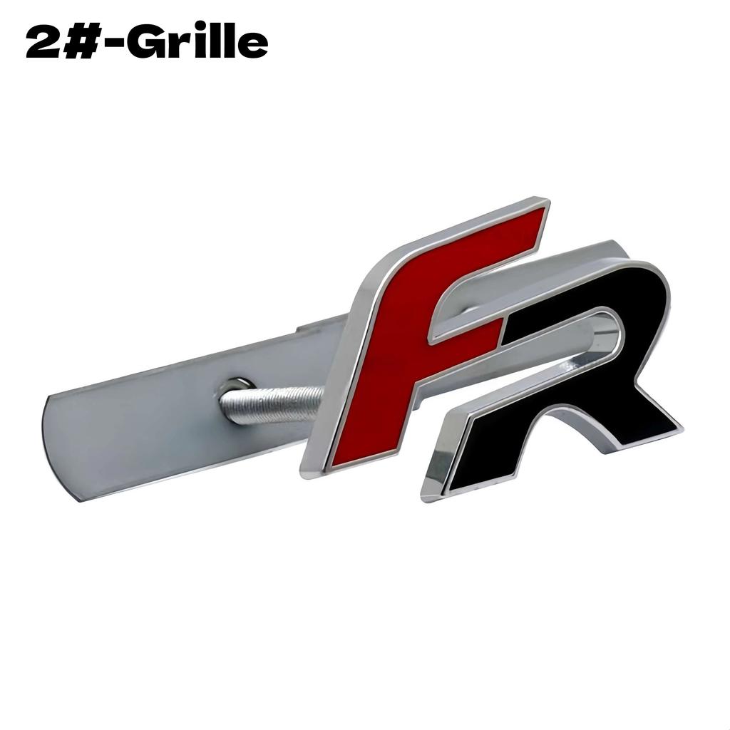 3D Metal Logo Car Front Grill Emblem Grille Badge Sticker For Leon Altea Mk3 5f 1p Ibiza 6l 6j Ateca Arona