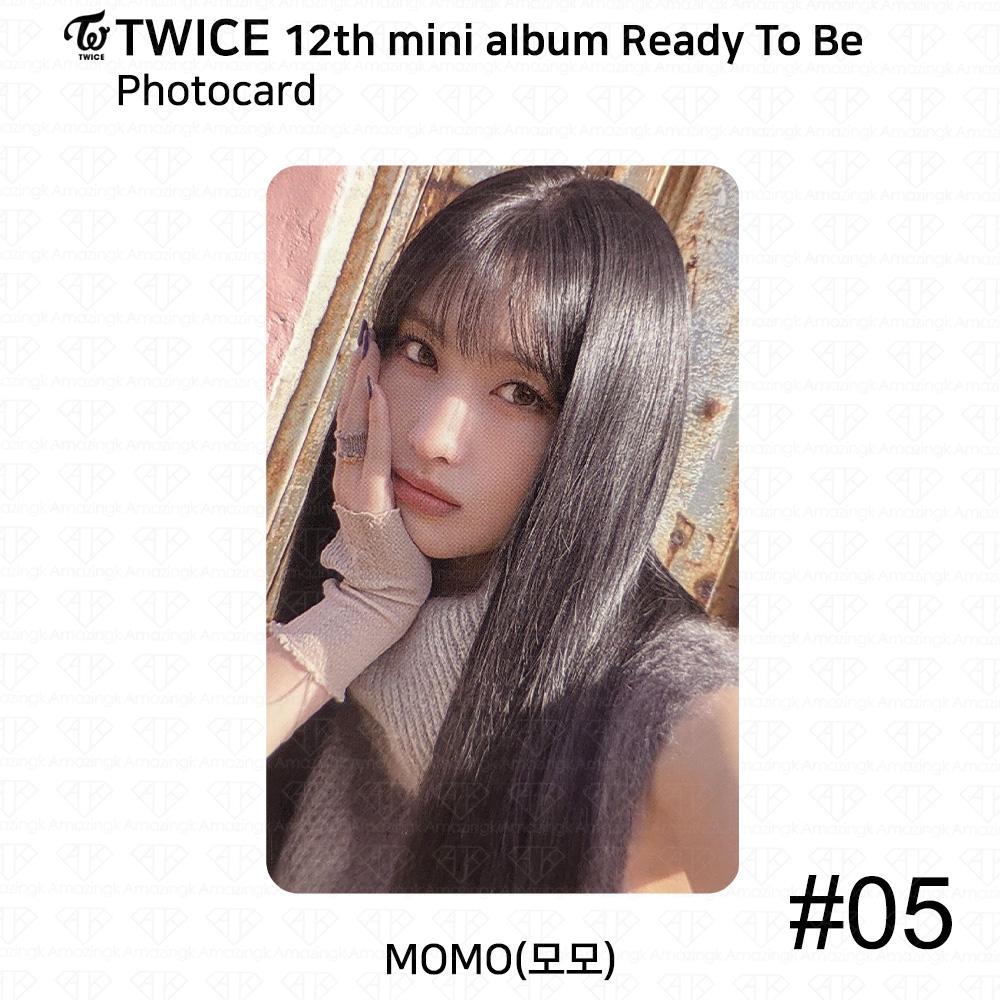 

TWICE 12-й мини-альбом «Готов к работе» Фотокарточка Открытка-сообщение Плакат Открытка Момо Photocard - #05