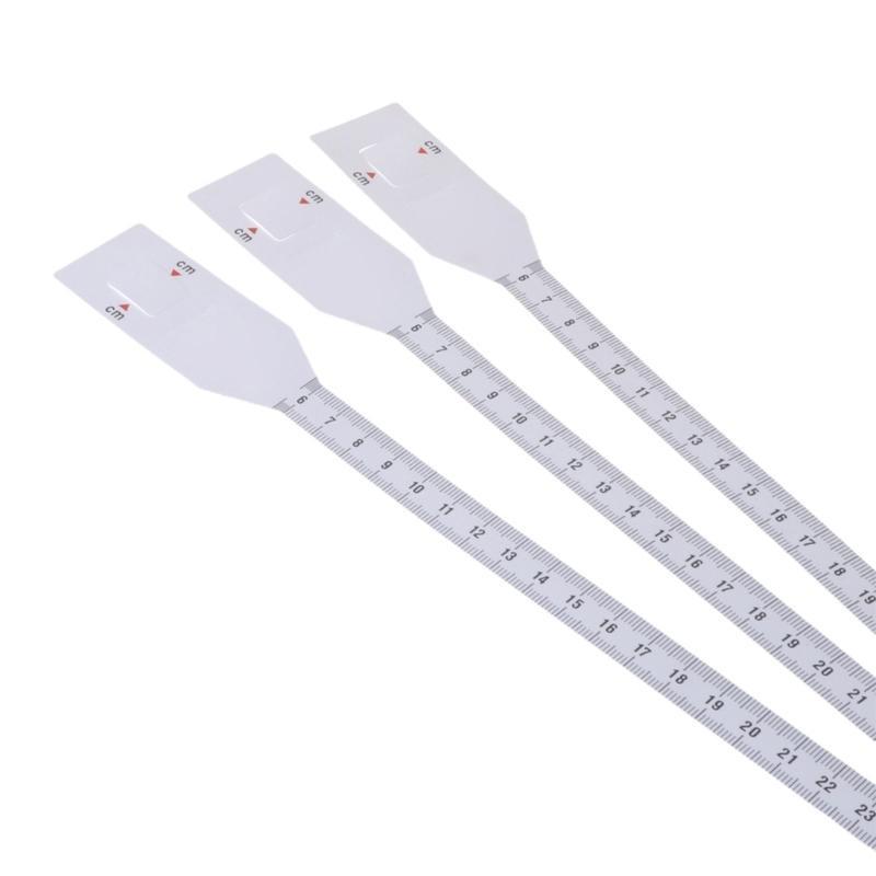  3pcs Practical 22'' Infant for Head Circumference Tape Durable Measure Ruler Plastic for Toddler New Born Baby Hospital