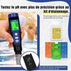 Kit Testeur Multifonction Piscine &amp; Hydroponie - pH, Sel, EC, TDS, TEMP - Pour Piscine, Aquarium, Eau Potable