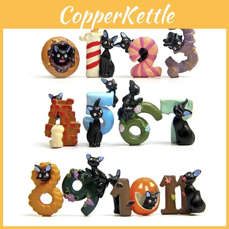 Kiki Service Delivery Jiji Creative Digital Black Cat Model Toy Action Figures