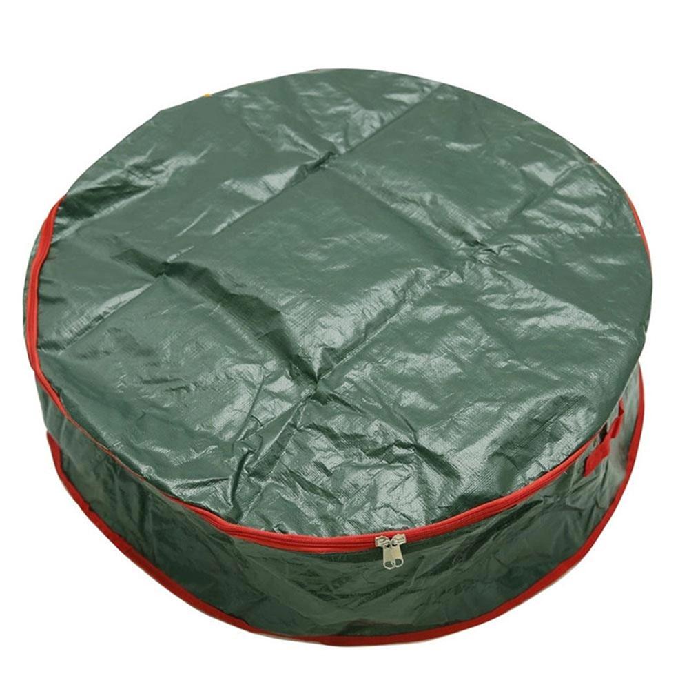 PE Wreath Storage Bag On Christmas Anti-foulings Portable Garland Storage Bag For Festival christmas tree decor organizer