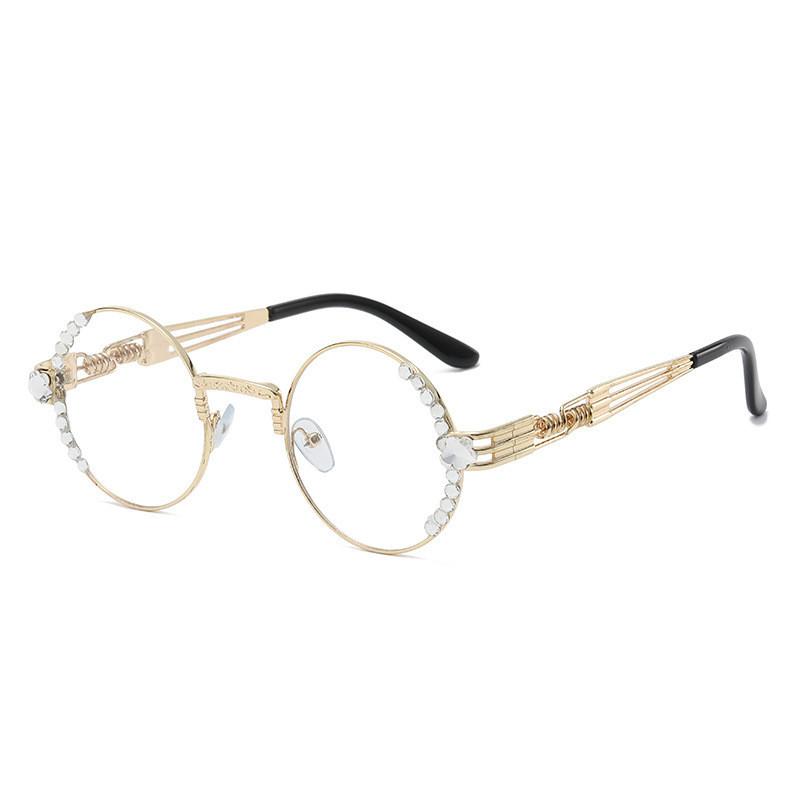 Chic Geometric Design Sunglasses With Pc Lens And Metal-plastic Frame Trendy And Elegant StyleD