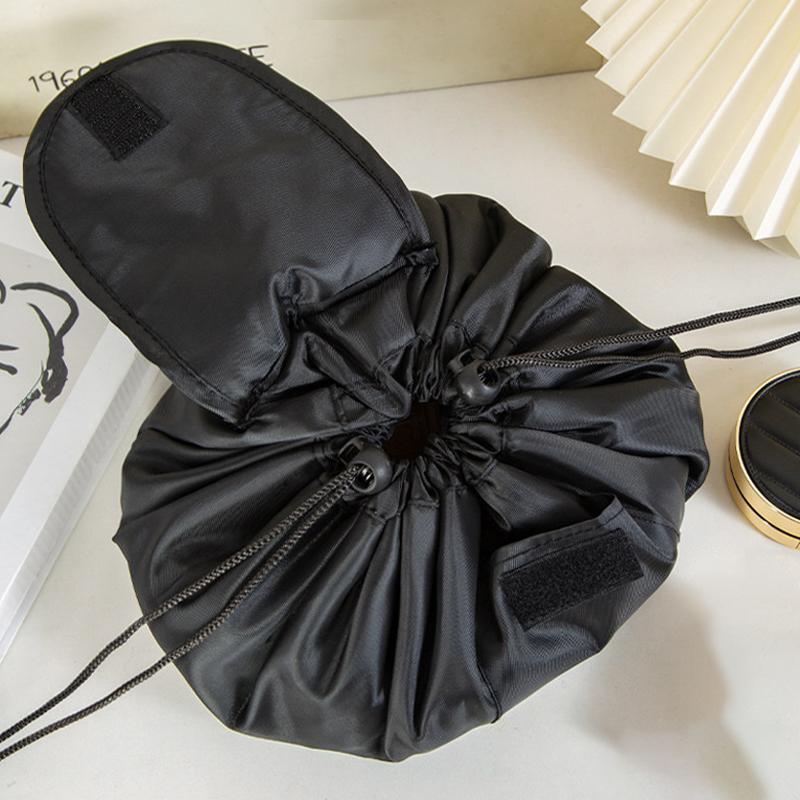 Women Drawstring Cosmetic Bag Travel Storage Makeup Bag Portable Waterproof Toiletry Case