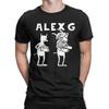 Men Women T-Shirt Singer Alex G Print T-Shirts Hip Hop  Beach Tee Shirt Vintage Pattern 100 Cotton Clothes Birthday Gift