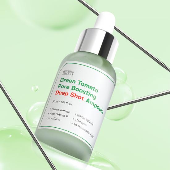 

Deep Pore Care SUNGBOON EDITOR Green Tomato Pore Boosting Deep Shot Ampoule 30ml