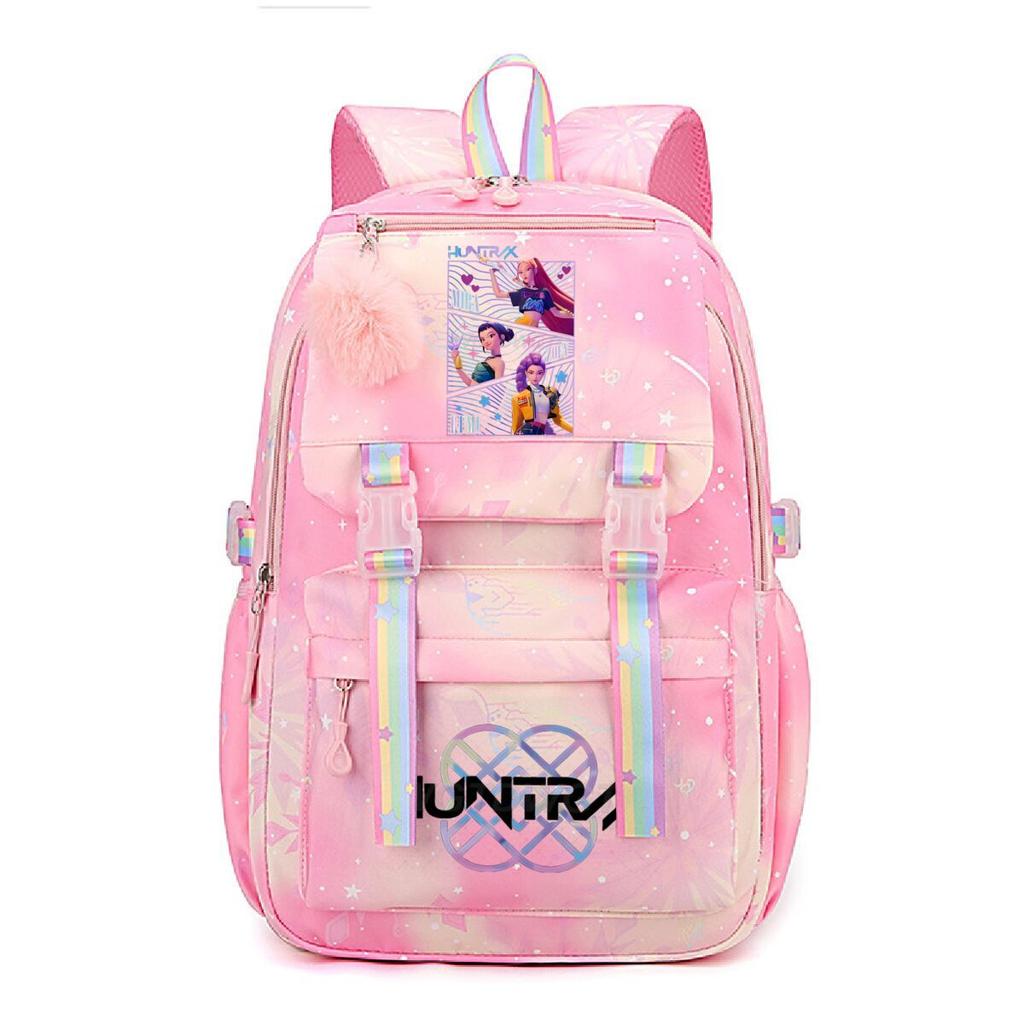 Animation Cartoon Peripheral Printing Korean Version Trend Burden Reduction Backpack Large Capacity Student Leisure Bag