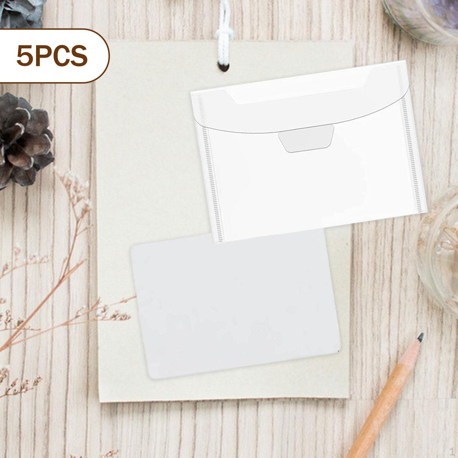 

Clear Stamps Storage Panels Die Cut Bag Stamp Organizer Set for DIY Paper Crafts 5pcs