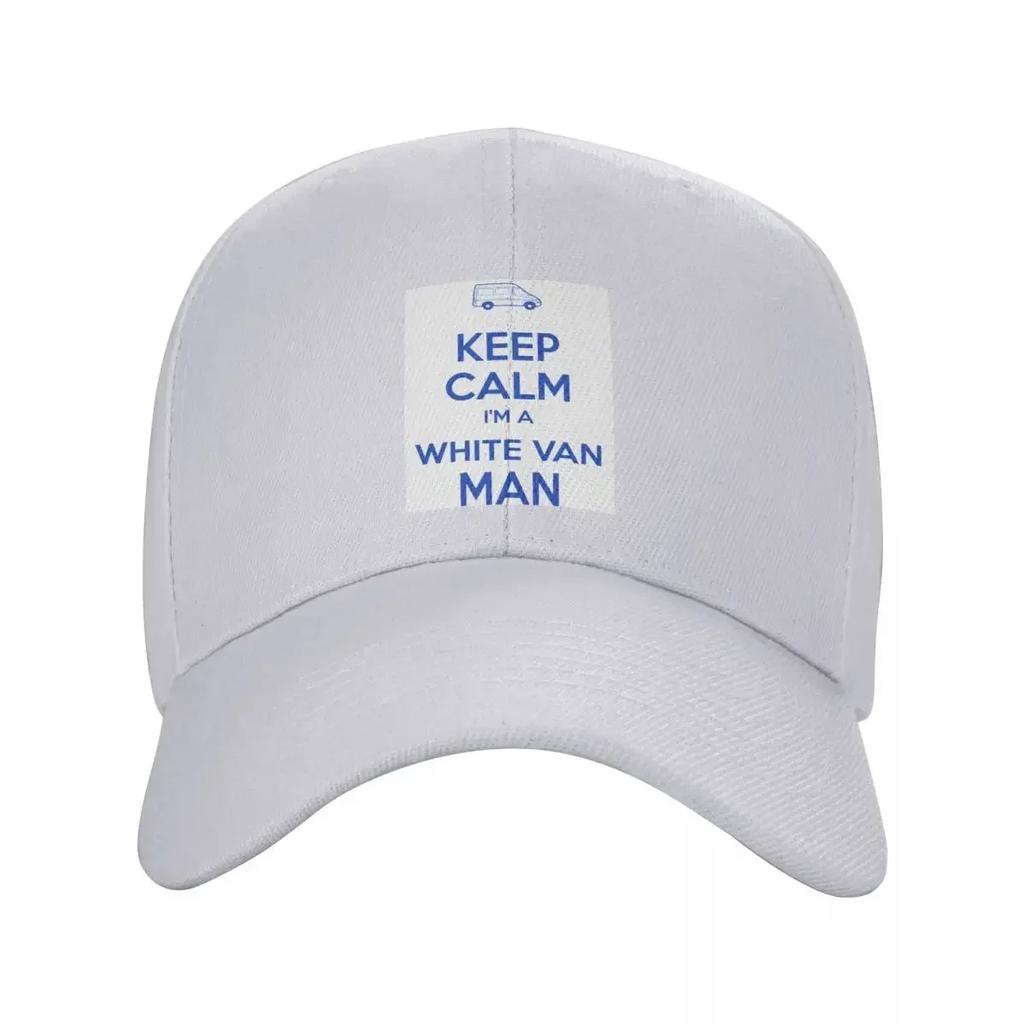 Keep calm Im a white van Unisex Baseball Cap party Hat Snap Back Hat Unisex hat Luxury Unisex Sun Hats For Women Unisexs