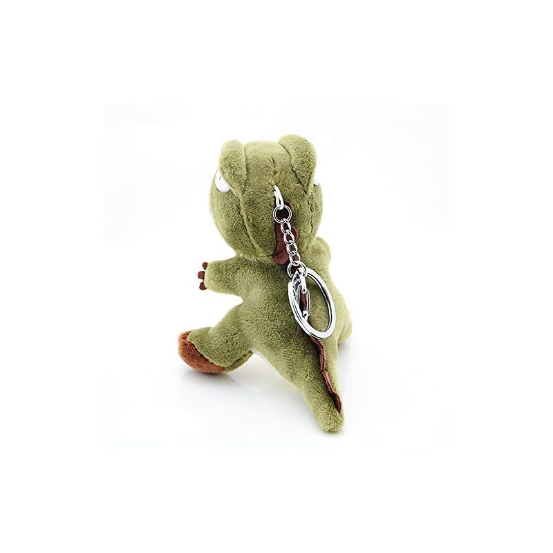 [BUYM] Keychain Dinosaur Plush Toy Tyrannosaurus Rex Plush Cute Plush Bag Charm Toy Hanging Decoration Dinosaur Keychain Birthday Gift