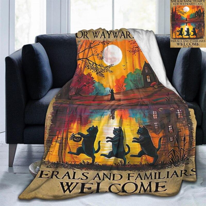 Weiche Überwurfdecke aus Flanell, für alle Jahreszeiten, leicht, für Wohnzimmer/Schlafzimmer, warme Decke