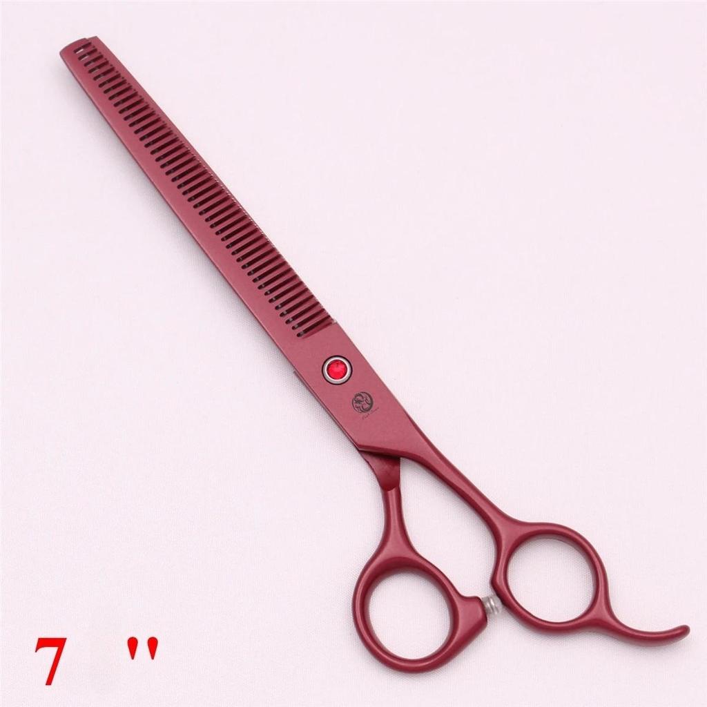 7,5'' Professionelle Tierpflege Schere Haarschneide Fischgräten Ausdünnungs Kamm Hämostaten Pinzette Japan 440C Set Für Hund Katze Z3088