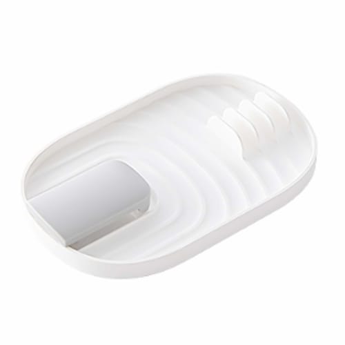 

RICISUNG Cookware Holder, Pot Lid Stand, Kitchen Tool Stand, Chopstick Rest, Ladle Rest, Turner Holder, Foldable Cookware Holder, Kitchen Utensil Hold