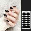 3PCS Solid Color No-Bake Gel Nail Stickers, Easy Application, Long-Lasting