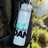 1PC Dancer Hand Silhouette Print 750ml Color Plastic Sports Water Bottle Leakproof Flip Straw Lid Suitable for Sports Office Home Use