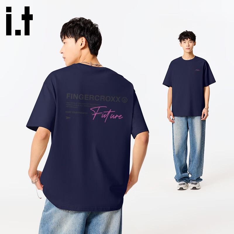 Fingercroxx IT Men's Loose Fit Cotton Short Sleeve T-Shirt