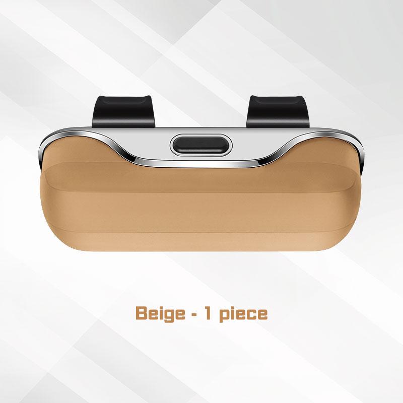 Druckschalter Auto Brillenbox Stoßfest Stabil Auto Sonnenbrillenhalter Verlustfreie Installation Erweiterungsraum Brillenetui