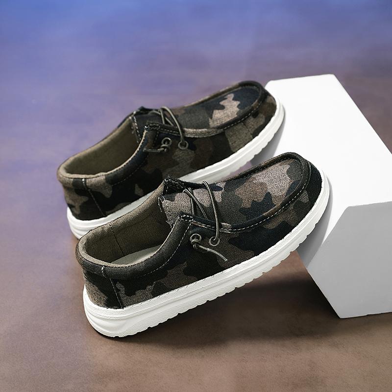 Boys' Boat Shoes Lightweight School Student Casual Boys' Espadrilles for Kids Children Shoes Unisex