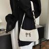 Underarm Bag for Women New Sweet Style Fashiable Single Shoulder Bag Popular Fashi Bow Chain Women's Bag