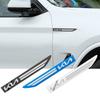 Auto Styling 2 Stück Seitenflügel Abzeichen Emblem Kotflügel Sportwagen Aufkleber für Rio Ceed Sportage Cerato Soul Picanto Auto Zubehör