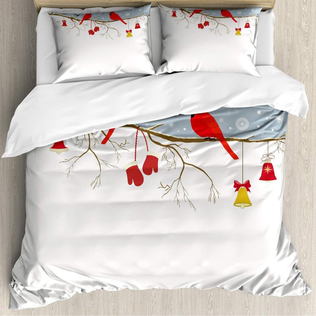 Lawn Football Three-Piece Quilt Cover 3D Digital Printing Bedding Set Bed Cover Batch