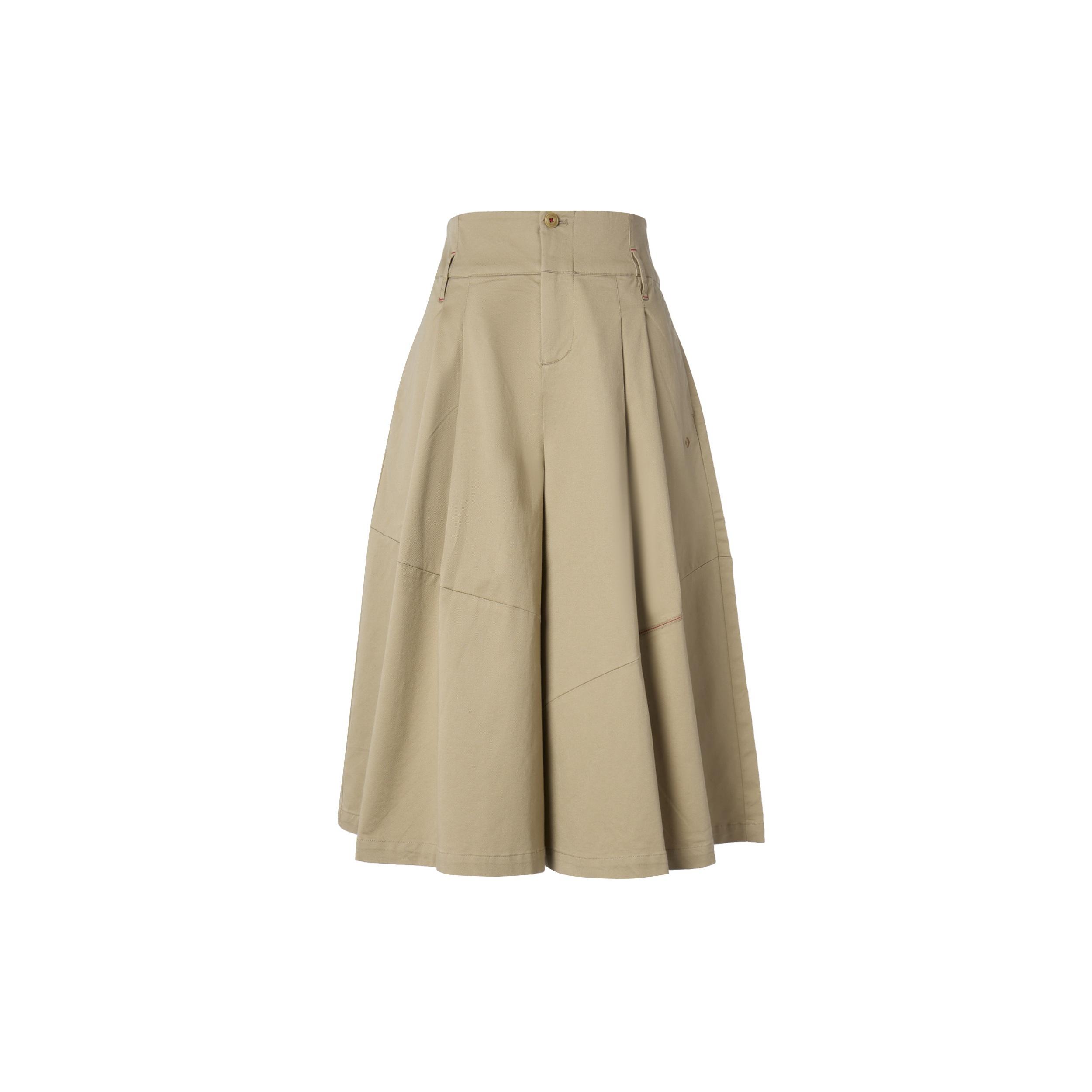 (WMNS) Converse Culotte Pants Asia Sizing Khaki Women s 10020991-A01 M