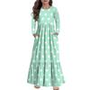 Girls' Maxi Dress Casual Holiday Dresses - Long Sleeve Dress With Pockets For 4-14Y