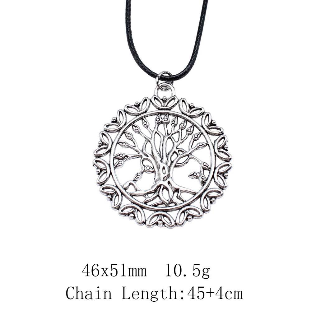 Valentinstag Halsdekoration Lebensbaum Baum Halskette Lederkette 45cm Günstige Dinge Choker Hals