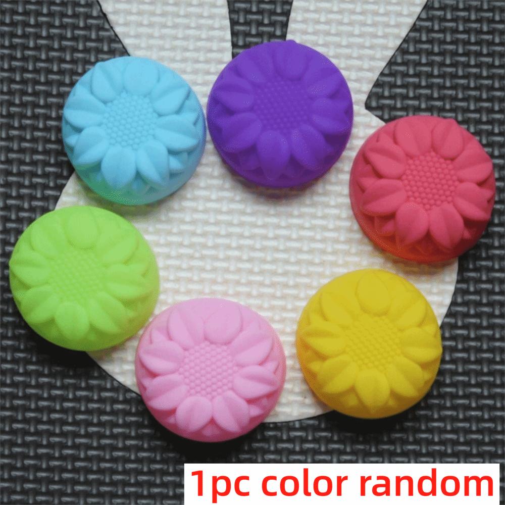 New 5cm Silicone Cake Mold Flower Designs Mould Cake Baking Molds Cupcake Baking Tools Baking Accessories DIY Mini Soap Molds