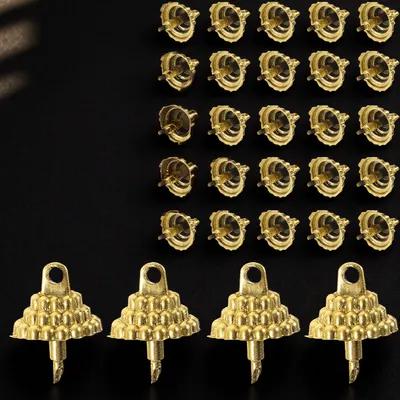 1 Set Pendenti Palline di Natale Tappi Terminali Plastica Addobbi Natalizi Coperchi Superiori Parti per Fai da Te Palline Leggere Creative Raccordi