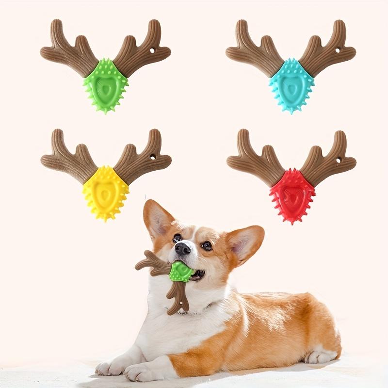 TPR Dog Chew Toy with Antler Design for Tough Teeth Grinding and Fun Play