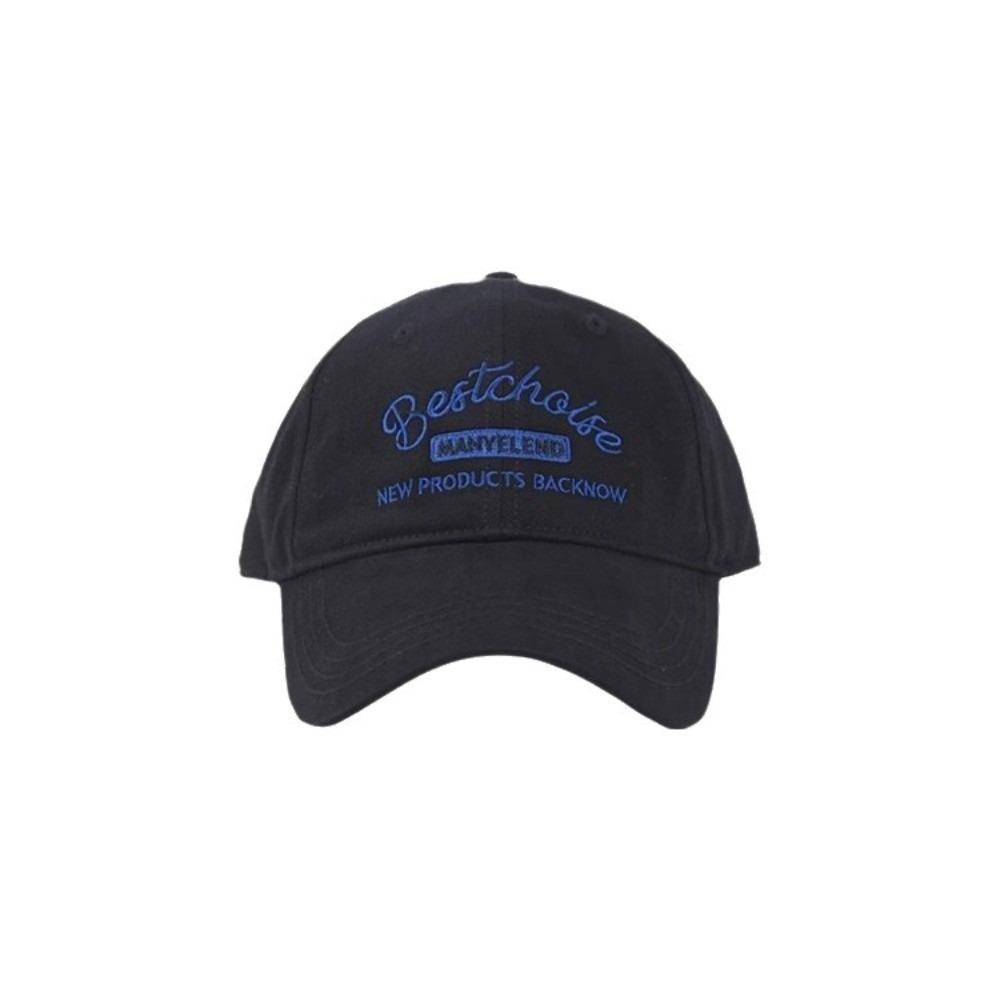 

Cotton Sun Hat Embroidered Peaked Cap Casual Embroidery Letter Baseball Cap Girl чёрный