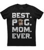 Mops Mama - Beste Mops Mama Aller Zeiten Hund Unisex Schwarzes T-Shirt