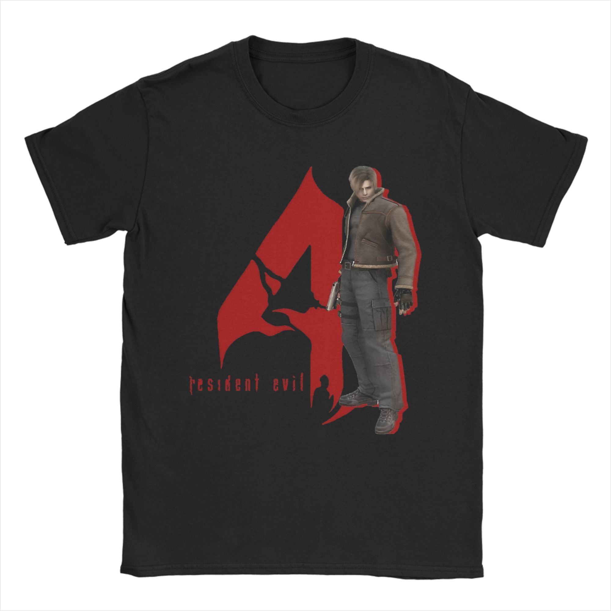 BenberFashion Resident Eviling 4 Umbrellas Corporation T-shirt voor Heren Japans Horrorspel 100% Katoen T-shirt Korte Mouw T-shirts Tops M