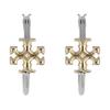 Tory Burch Kreisdesign 18 Karat Gold Ohrringe Damenohrringe Silber 105472237