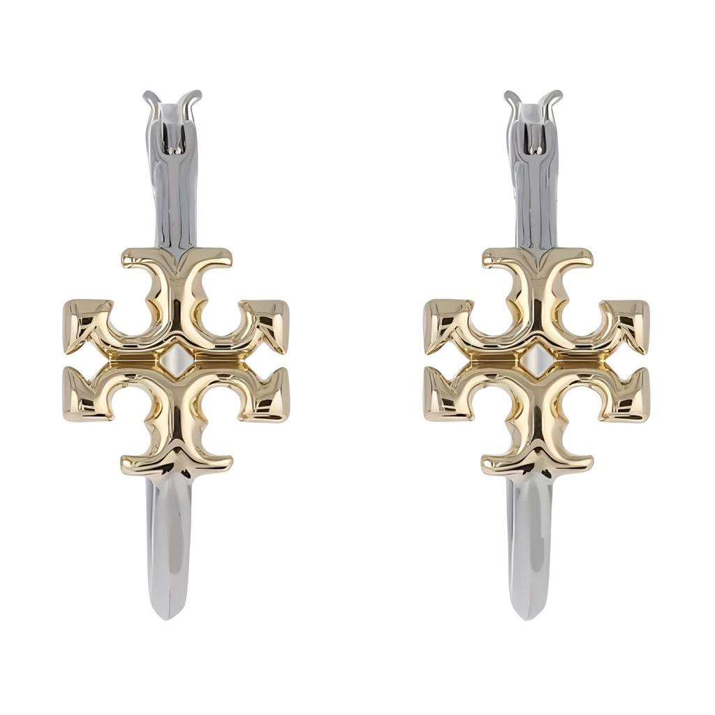 Tory Burch Kreisdesign 18 Karat Gold Ohrringe Damenohrringe Silber 105472237
